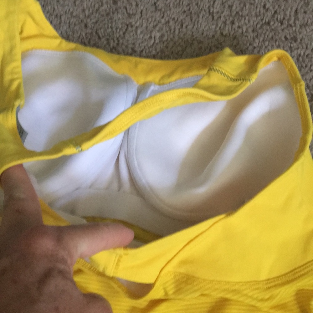 Athleta Bright Yellow Racerback Tank Top - Picture 5 of 5